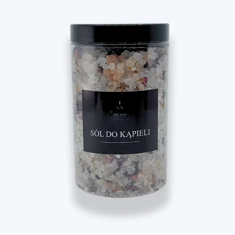 Sól kąpielowa aromatyzowana 500g - Róża
