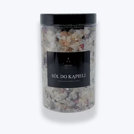 Sól kąpielowa aromatyzowana 500g - Róża