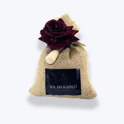 Sól kąpielowa aromatyzowana 400g - Róża