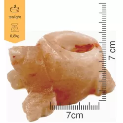 Świecznik solny - Żółw